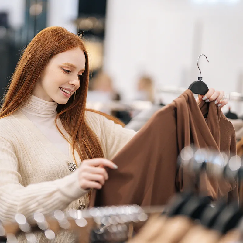 Personal shopping session with personal shopper